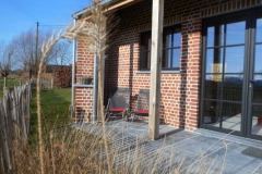 De nieuw verbouwde schuur